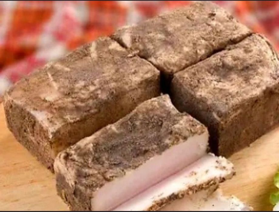 Сало соленое, капченое