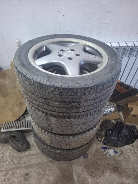 Диски с резиной на мерседес