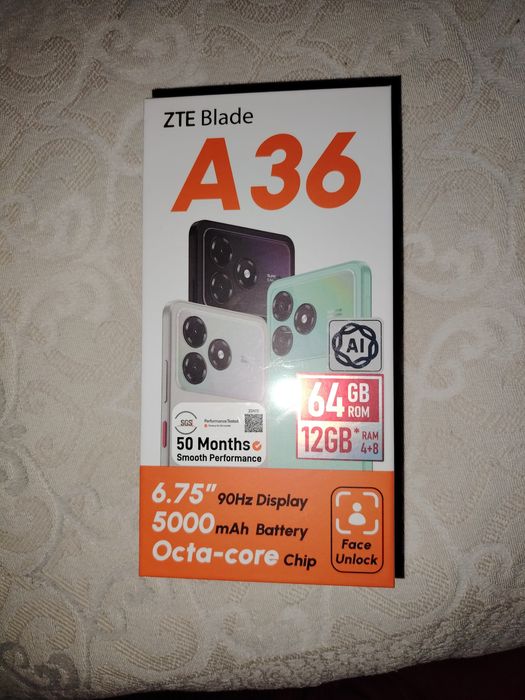 ZTE A36 новый телефон