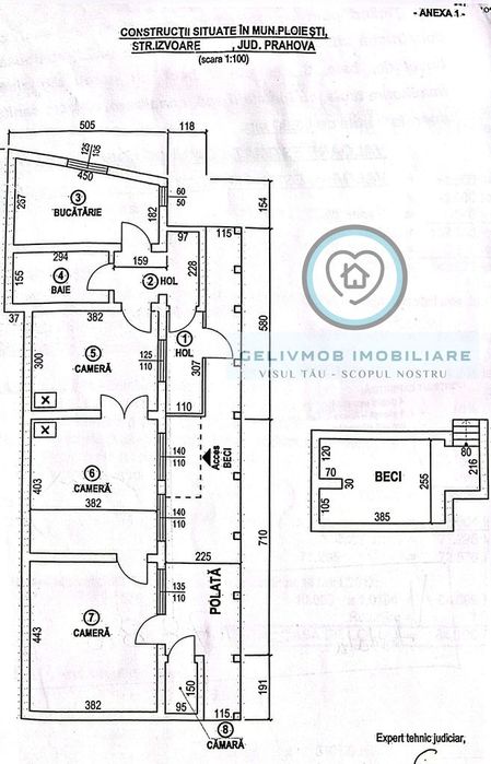 Ploiesti - str. Izvoare - casa 3 camere, beci, CT, utilitati