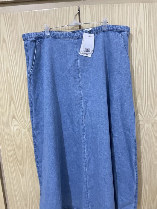 Юбка из джинсового хлопка h&m