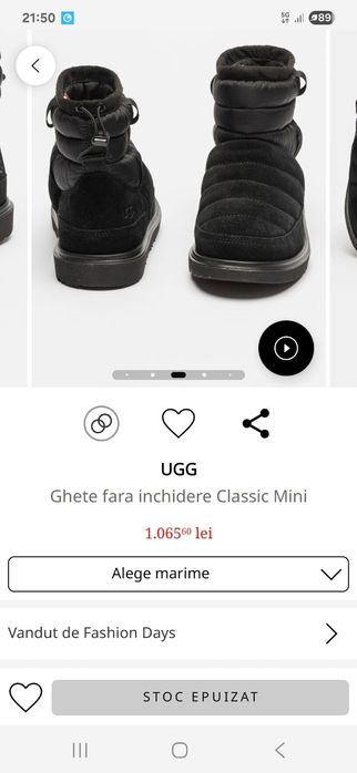Ghete UGG mărimea 40