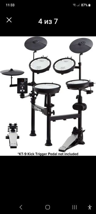Roland TD-1KPX2 Black + стол ТАМА комплектни барабани