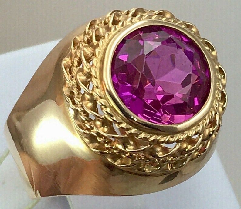 Советское винтажное кольцо 583 пробы