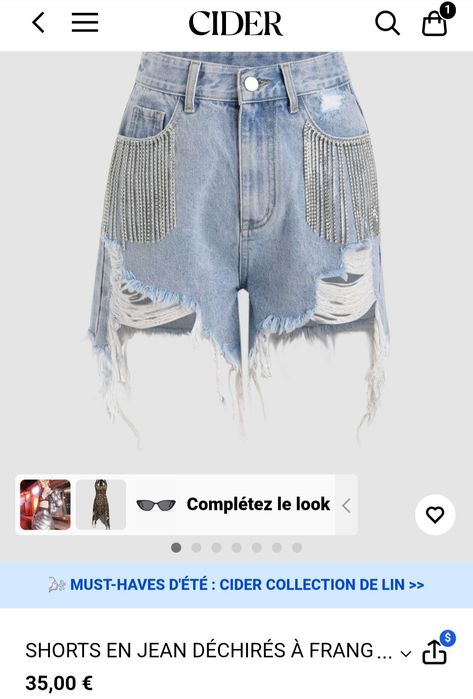 Cider къси дънкови панталонки