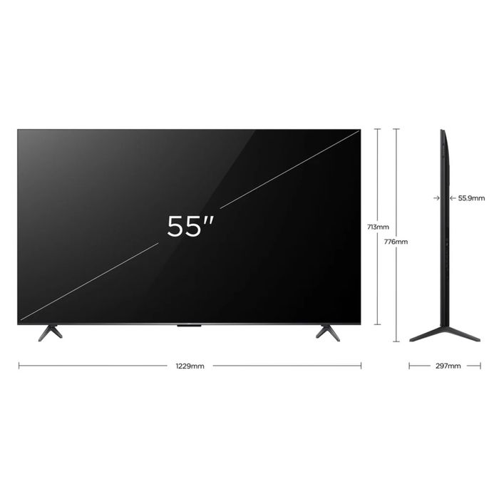 Телевизор Tcl 55/50 4K HDR Smart Tv 2пульт голосовой Доставка бонус