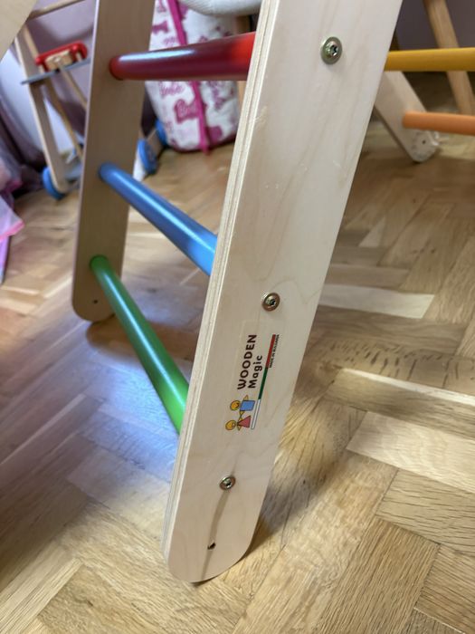 Триъгълник на Пиклер с пързалка Wooden Magic