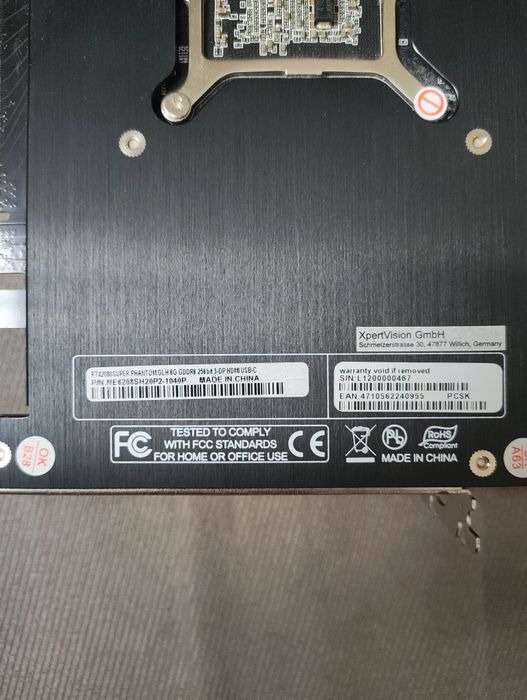 Nvidia GeForce RTX 2080 Super Gainward Phantom