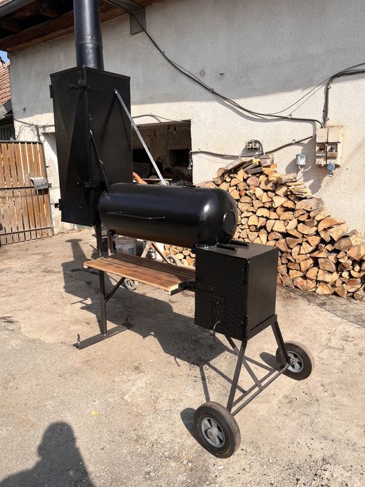 SMOKER Profesional artizanal | BBQ | afumătoarea gratar  | 5  GRATARE