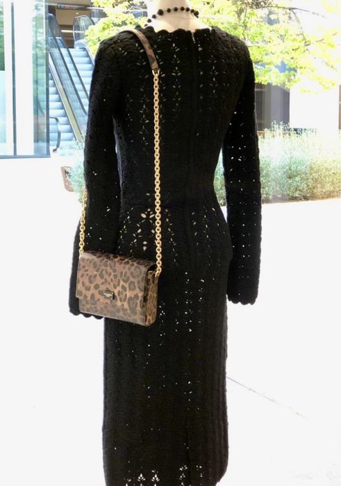 Сумка Dolce&Gabbana Pochette leopard bag