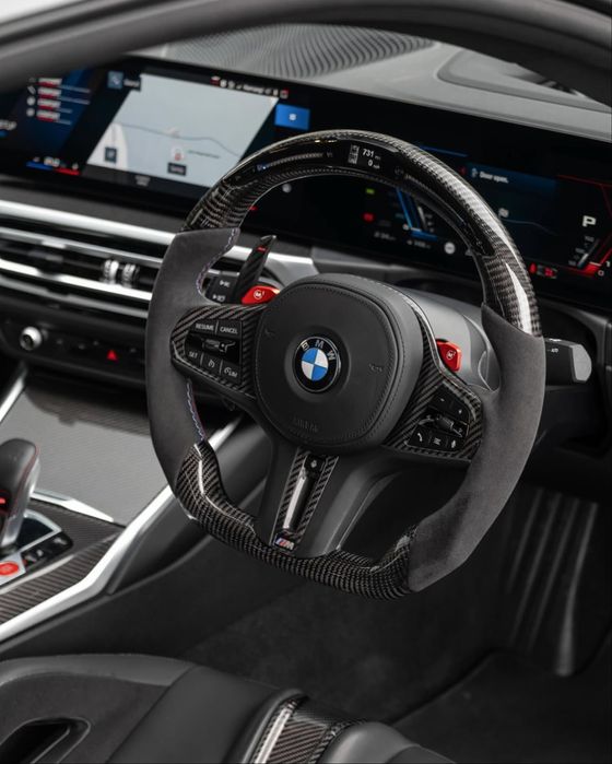 Volan BMW G80 M2 M3 M4 Carbon | Alcantara | Padele | Custom | X4 X5 X6