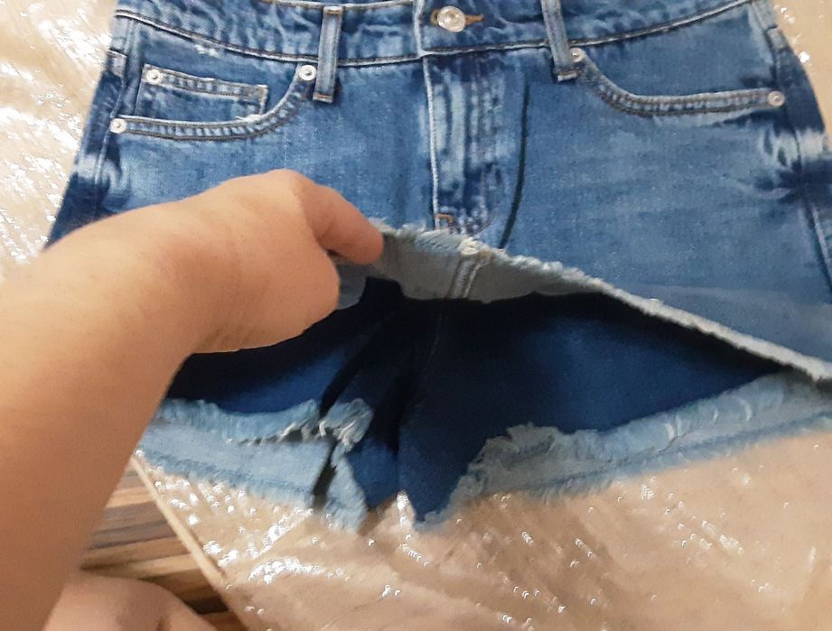 XS нови къси дамски дънки ZARA, LEVIS ,Ltb
