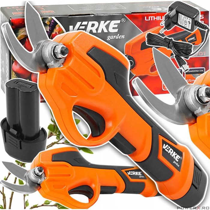 Foarfeca electrica cu acumulator pentru curatrea copacilor, florilor,