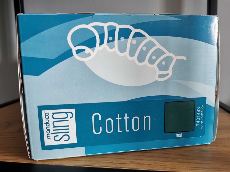 Fasa elastica bebe / copil de la 3.5kg pana la 15kg. Manduca. Fasa elastica / marsupiu bebe. Culoare teal
