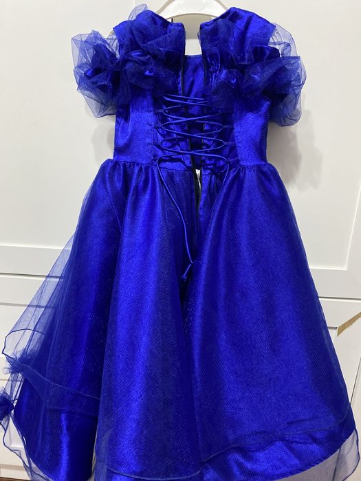 Желтое синяя платье на прокат