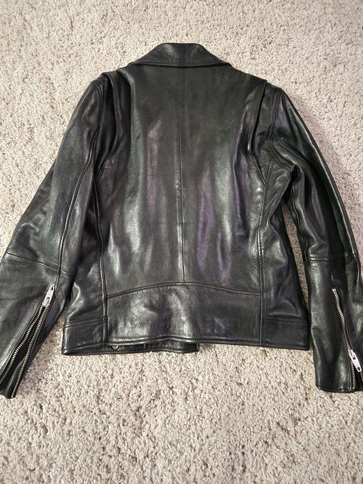 Jacheta piele naturala ZARA MAN , noua