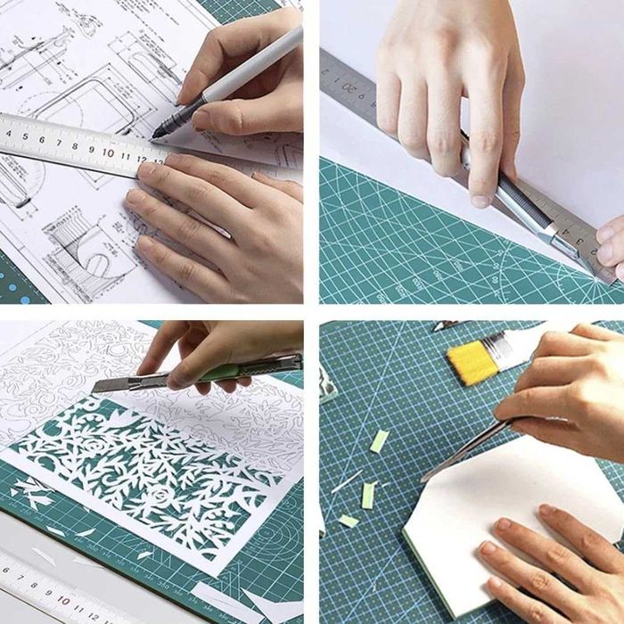 Planseta de taiere auto-regenerabila A2 modelism crafting verde 60x45