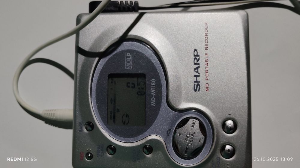 minidisc sharp mt 180