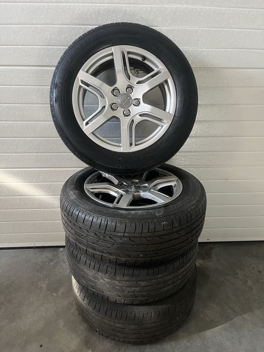 Jante originale Audi Q5 R18 5x112 ET39 cu anvelope 235/60 R18