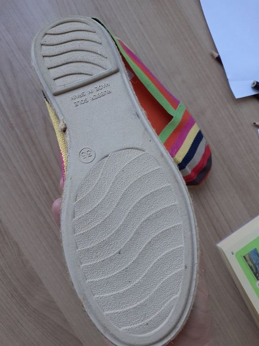 balerini noi vascoza iuta noi mărimea 35 22.5cm interior