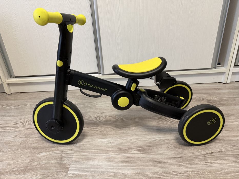 Tricicleta de echilibru 4Trike, Black Volt, Kinderkraft