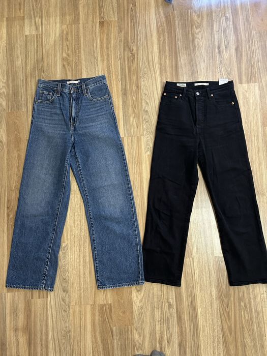 levi’s ribcage straight ankle и high waisted straight 26