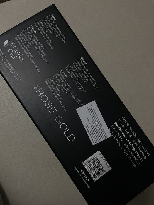 Placa din Titan Golden Curls