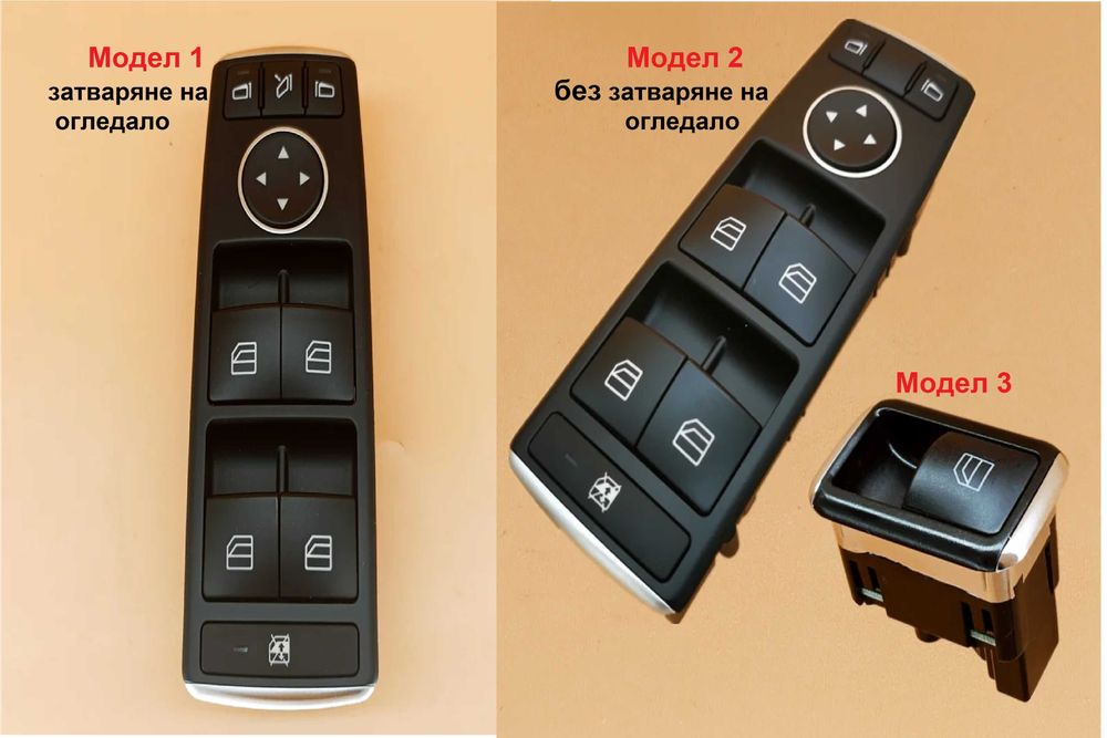 Панел бутони ел.стъкла Mercedes C-E-Class GLK W204,W212,X204 10г-17г