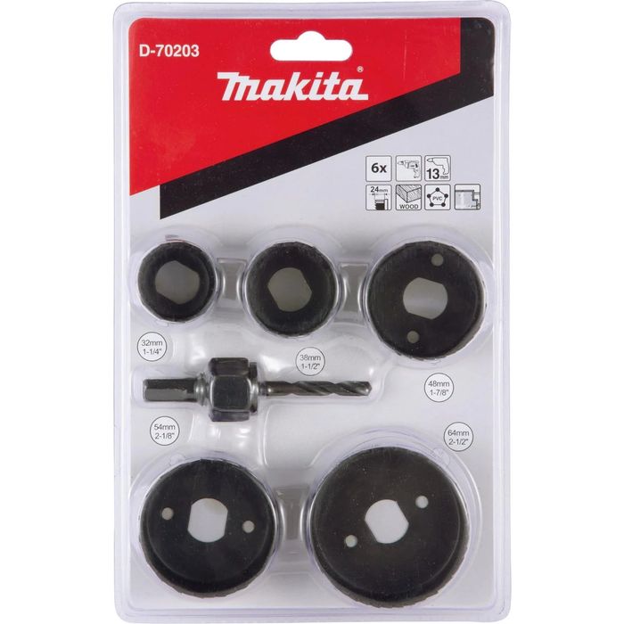 Makita Комплект боркорони за дърво/пластмаса/гипсокартон