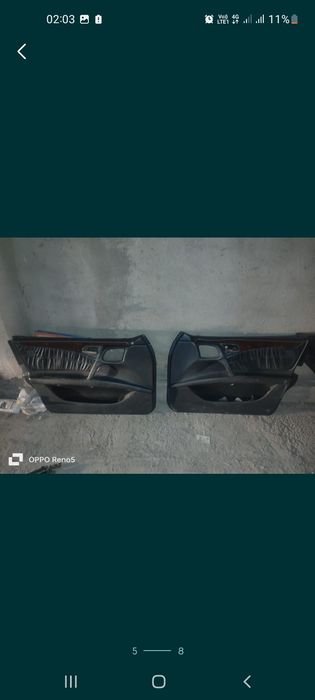 Обшивка  двери кожаный с памяти сиденьям W210