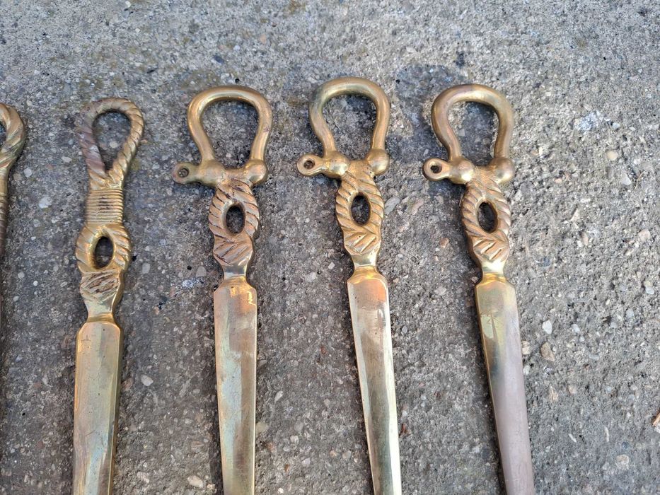 cutit scrisori bronz 22 cm