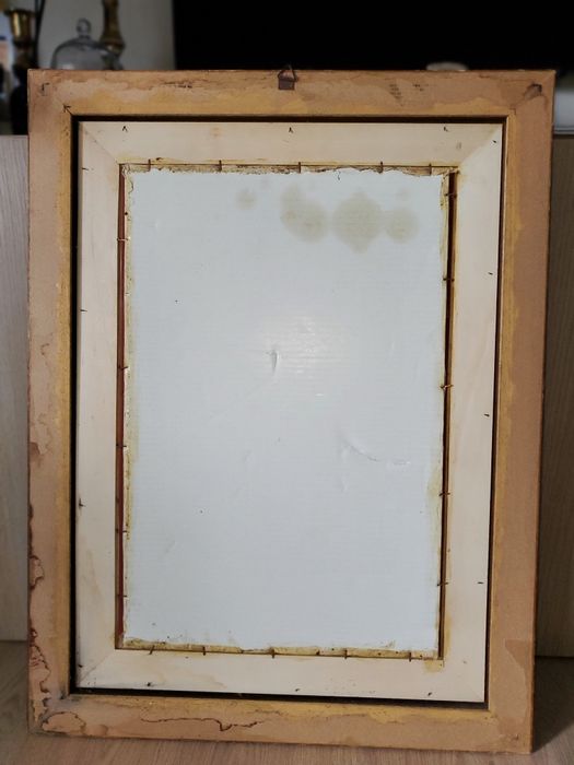 Tablou broderie orientala pe matase