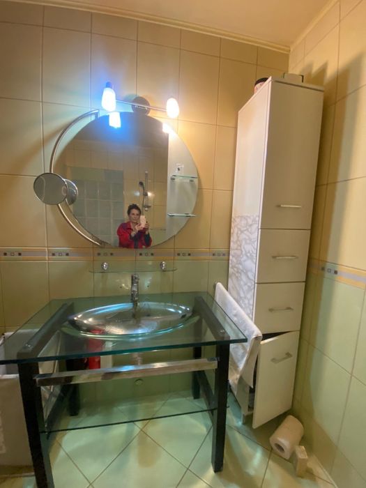 Mobilier baie Chiuveta+ oglinda baie din sticla