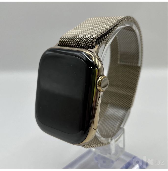 Apple Watch 10-46 Titanium Gold Milanese Loop