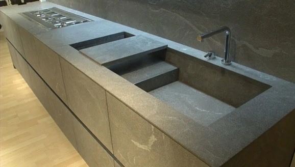 Раковина из керамогранита