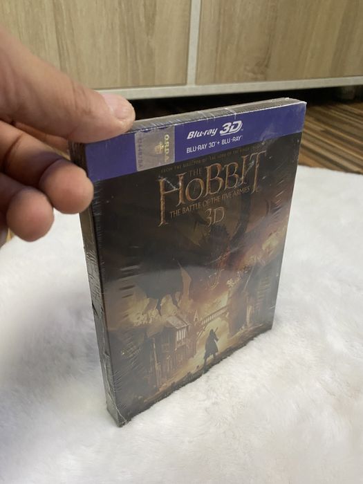 Blu-ray The Hobbit The Battle of the Five Armis 3D+2D steelbook