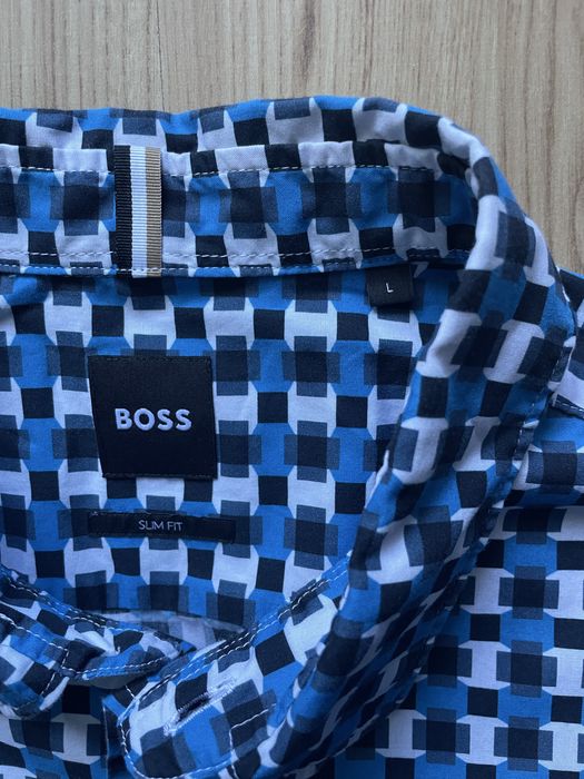 HUGO BOSS / мъжка ризa-slim fit L