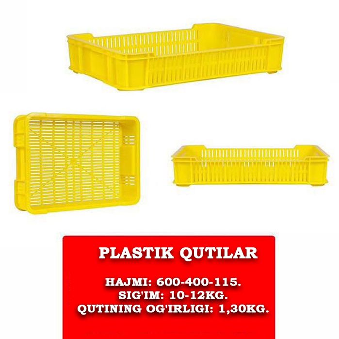 Yashik sifatli plastikdan