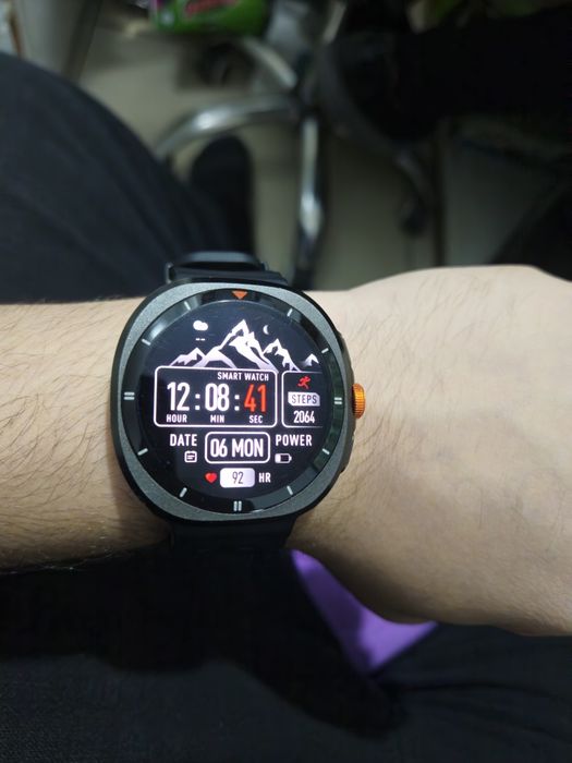 Smart watch green lion