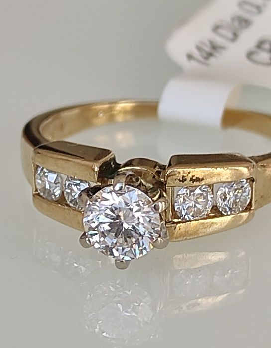 Inel diamante naturale 14k 0.88ct