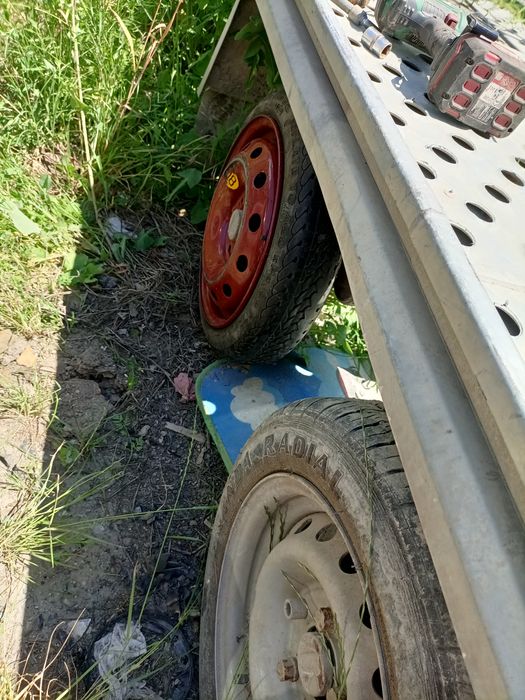 Roată rezervă slim îngustă  4X100 pentru : remorcă remorcuță ...