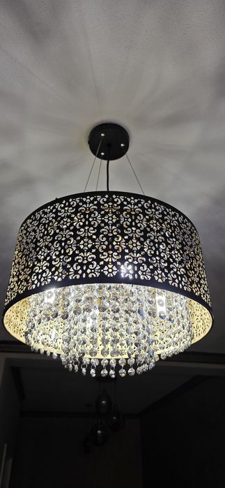 2 buc Candelabru cu diametru 42cm, 4 becuri tip led