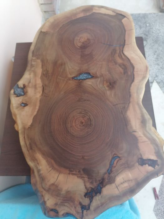 Плот за холна масичка орех и смола