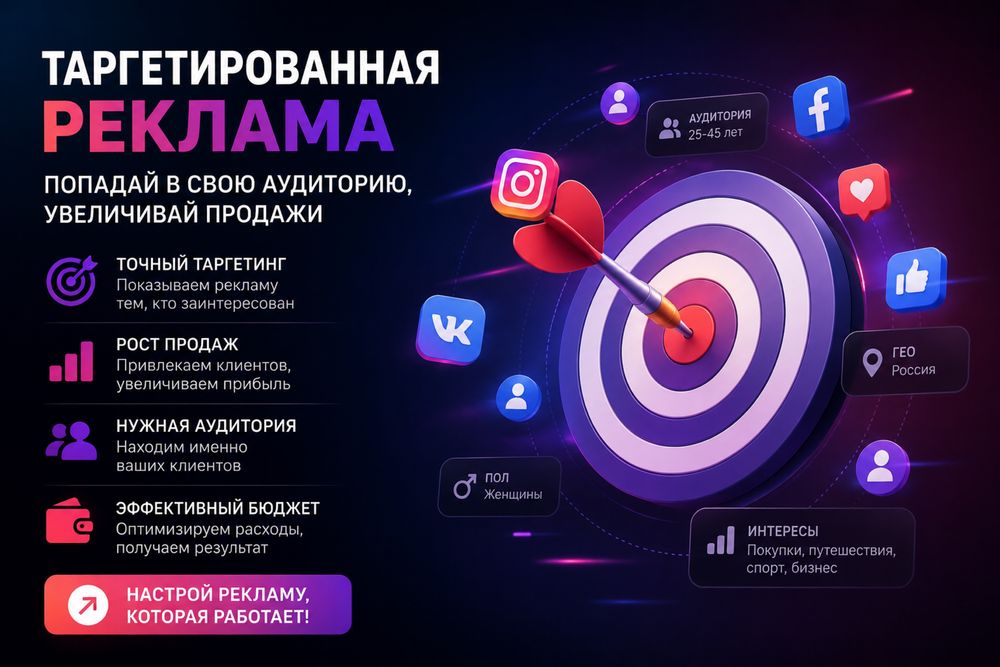 Реклама и Таргетология.