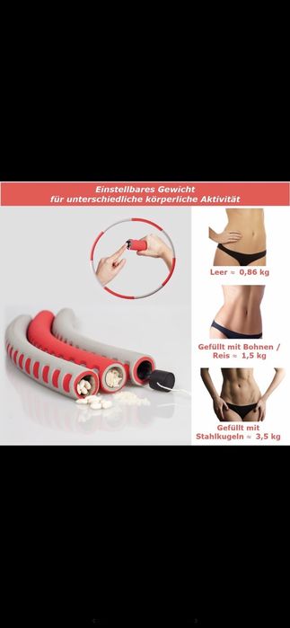 Fitness Hula Hoop-Фитнес обръч+Колан