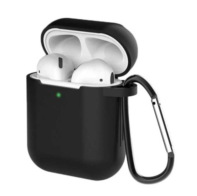 Husa AirPods 1/ 2/ 3 /4+ inel prindere  Rosu