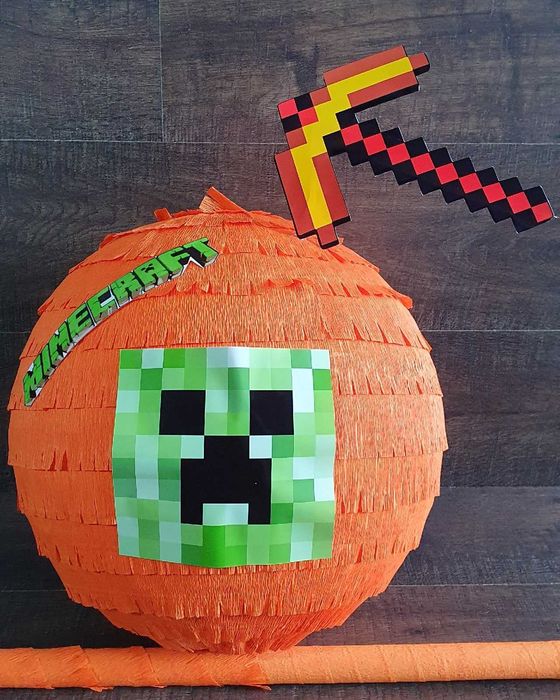 Пиньята Майнкрафт. Minecraft.