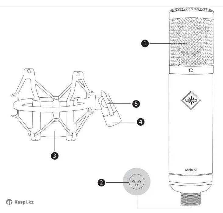 Микрофон профессиональный Melo+-S1 Luucco премиум качества
