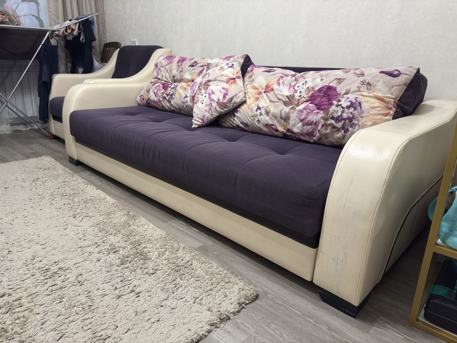 Комплект диван + кресло