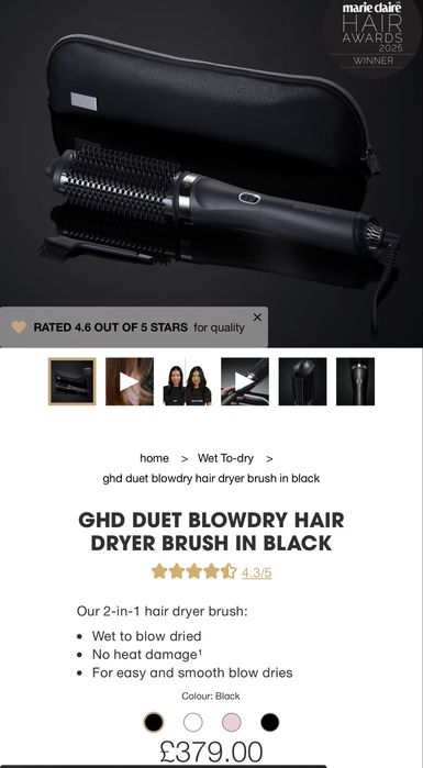 GHD duet blowdry